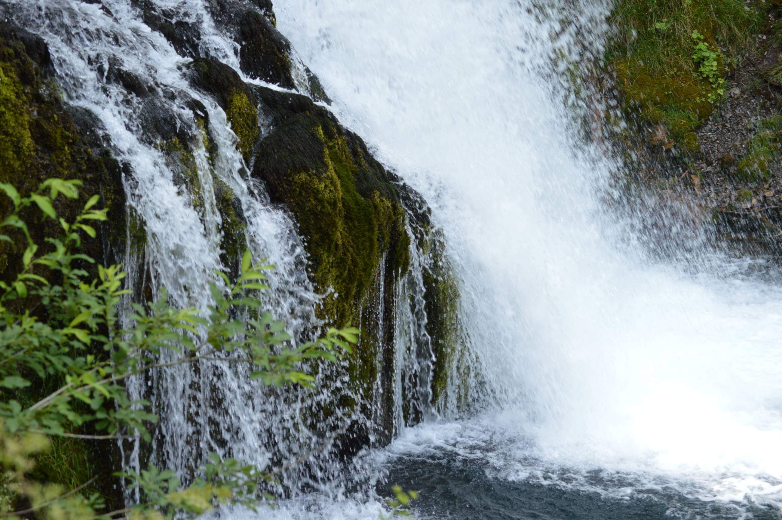 Cascade et mousse - photo de Nadine Offner